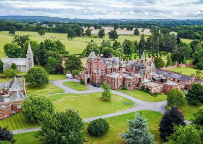 Photo looking down on The Elvetham