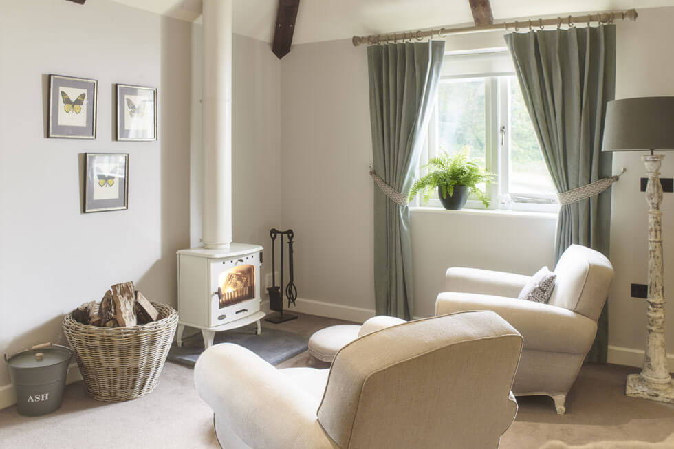 Photo of the lounge area of one of the bedroom suites