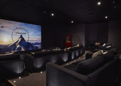 Photo of the screening room cinema at The Fish Hotel