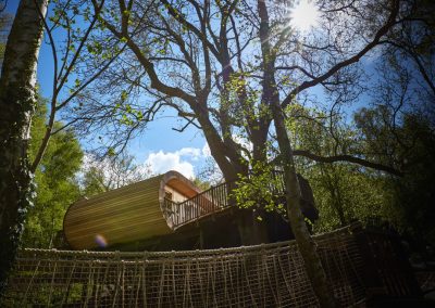 Photo of a treehouse at The Fish Hotel