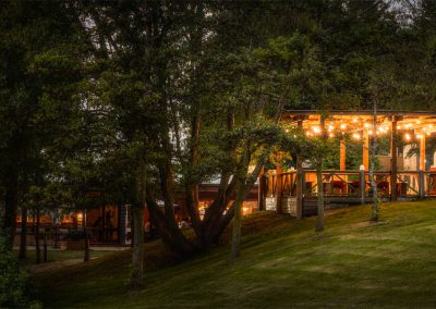 Photo of the feasting deck at The Fish Hotel