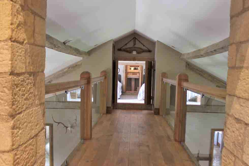 The upstairs indoor bridge to one of The Old Mill & Haylofts bedrooms The upstairs indoor bridge to one of The Old Mill & Haylofts bedrooms