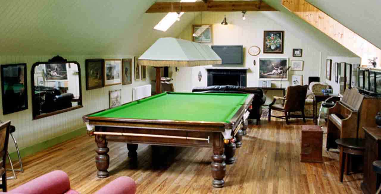 The games room at The Old Rectory The games room at The Old Rectory