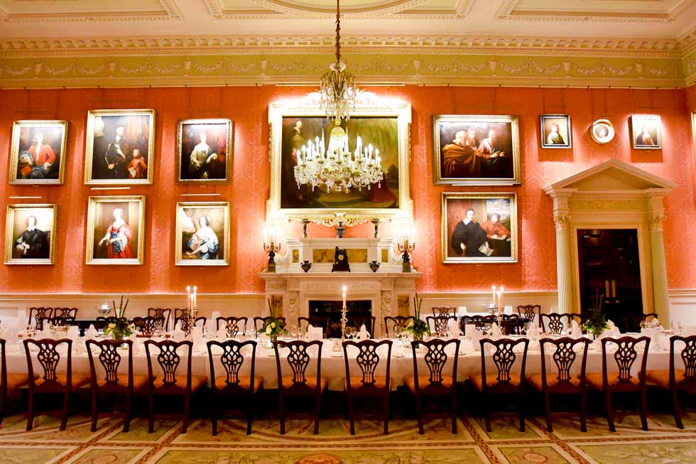 The beautiful dining room at Weston Park The beautiful dining room at Weston Park