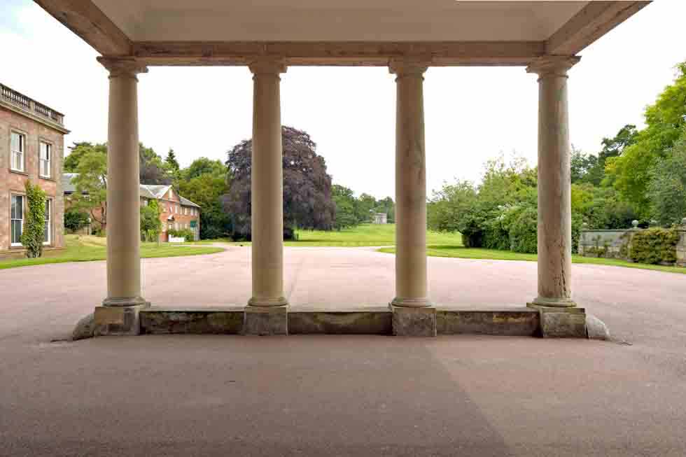 Looking out the front door or Weston Park Looking out the front door or Weston Park
